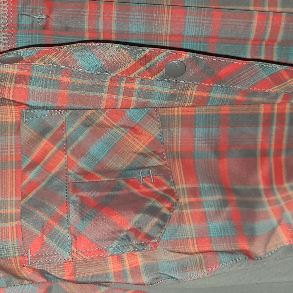 REI Red and Gray Plaid Shirt - Picture 2 of 6